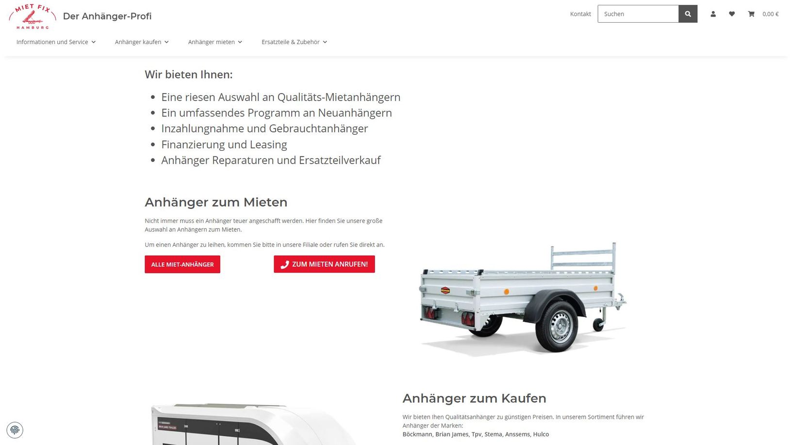 Miet-Fix Trailer Inventory