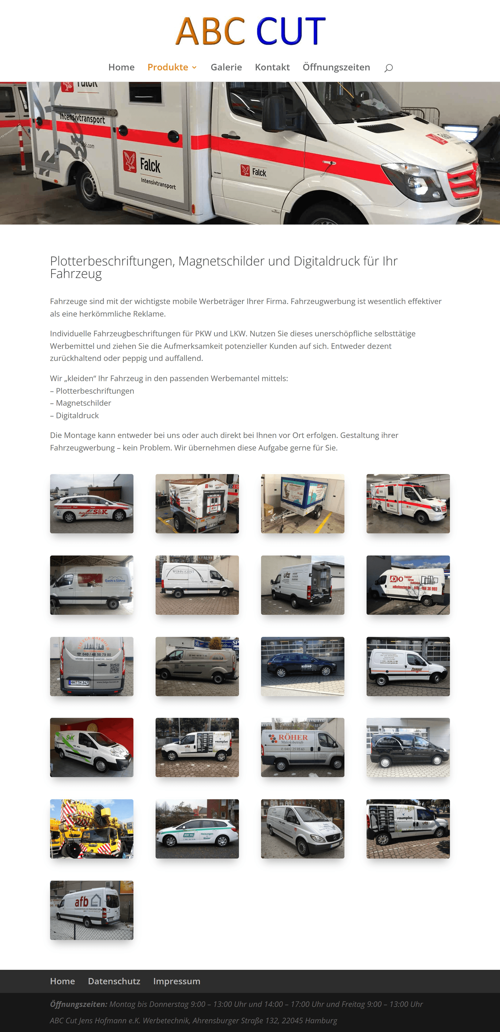 Vehicle Wrapping Example Falck Transport