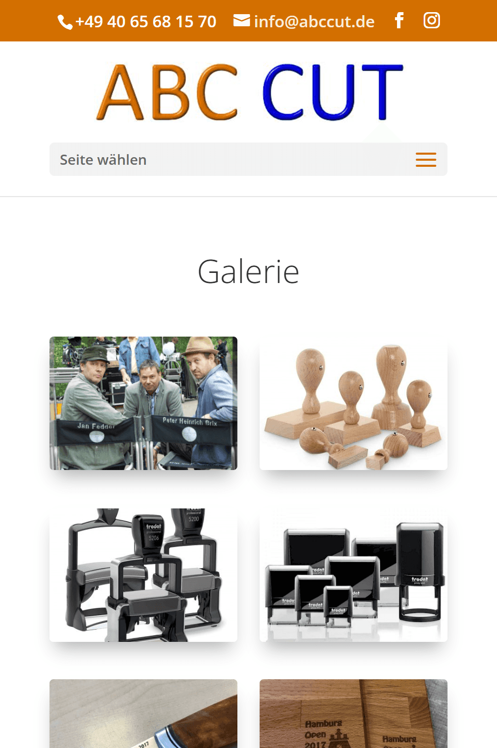 Overview of ABCcut craftwork in the gallery.