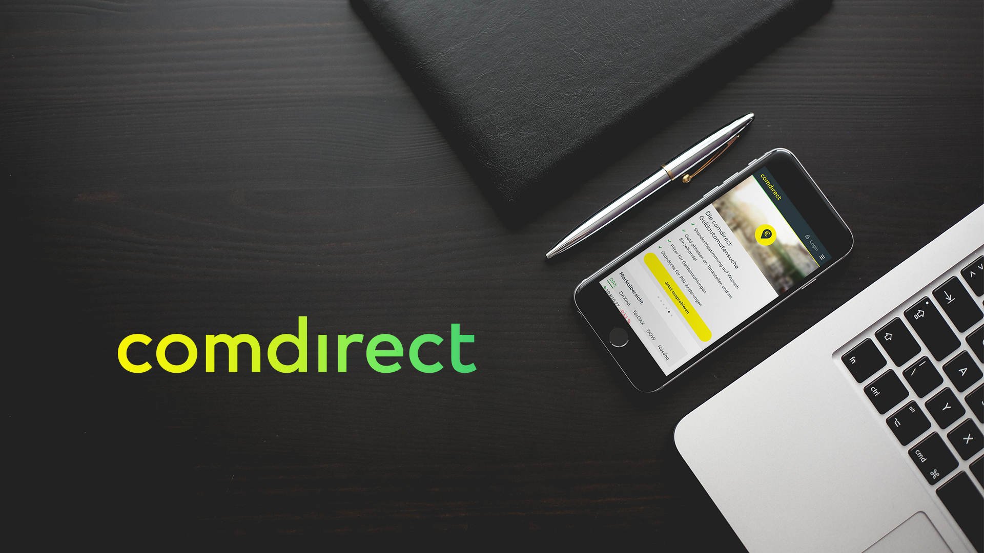 comdirect Geldautomatensuche auf dem iPhone
